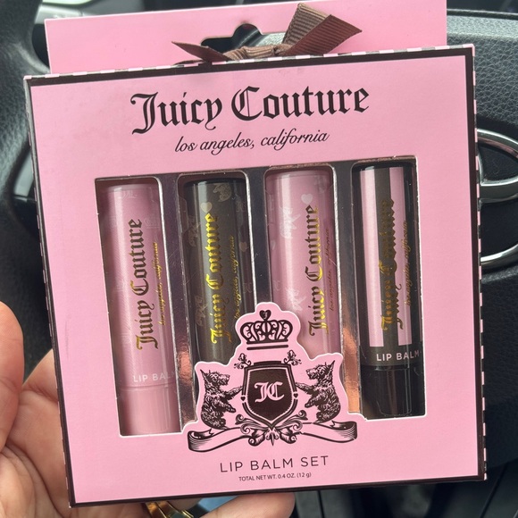 Juicy Couture Other - Juicy Couture Lip Balm Collection - Pink, Black, Cream